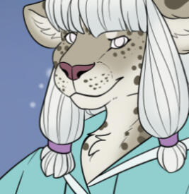 Snowy Snow Leopard Mira by Palehorn Tea @ Discord (WFC Auction)